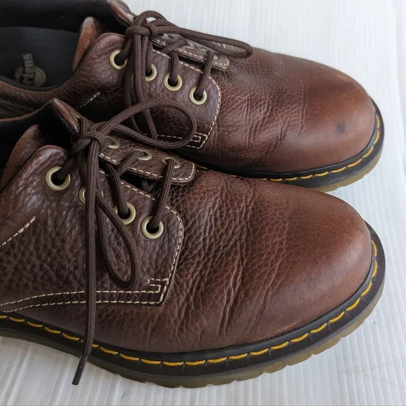 DOC MARTENS Boston men\'s brown leather oxford loafers Casual Dress Shoes Dr. Martens | Shoes | Doc Martens Boston Mens Brown Leather  main image 2
